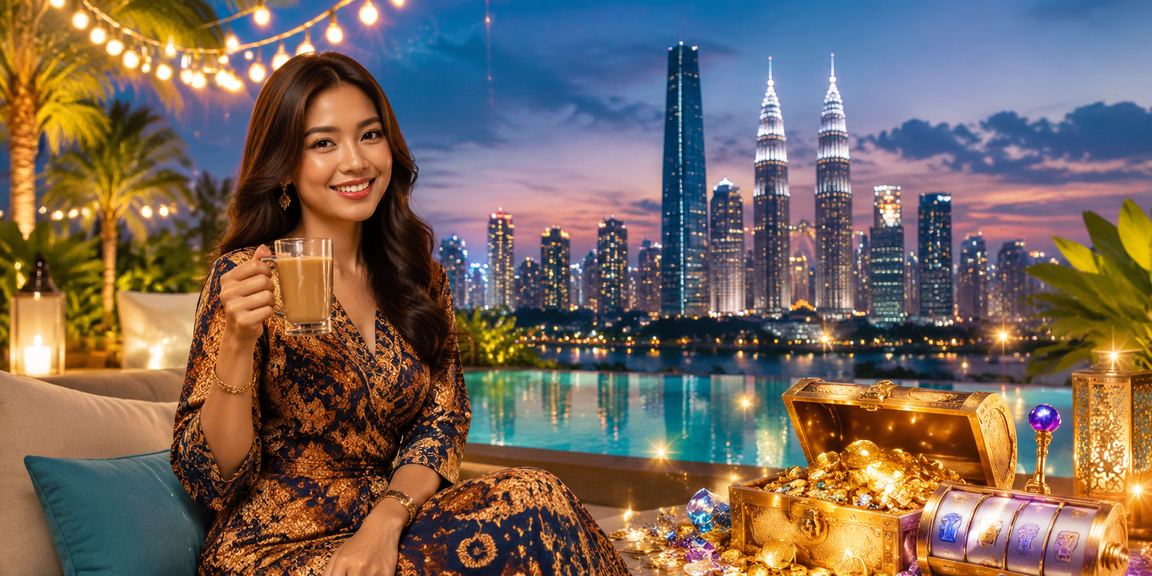 Permainan slot bertema batik Kuala Lumpur dengan reka bentuk tempatan