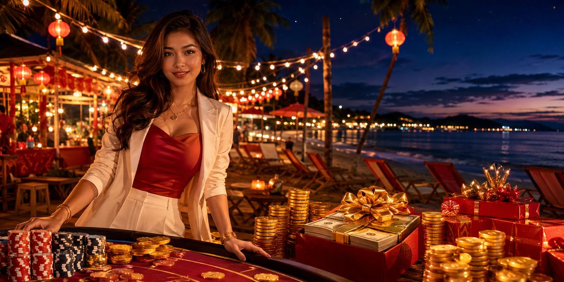 Suasana hiburan kasino Malaysia dalam gaya tempatan yang meriah